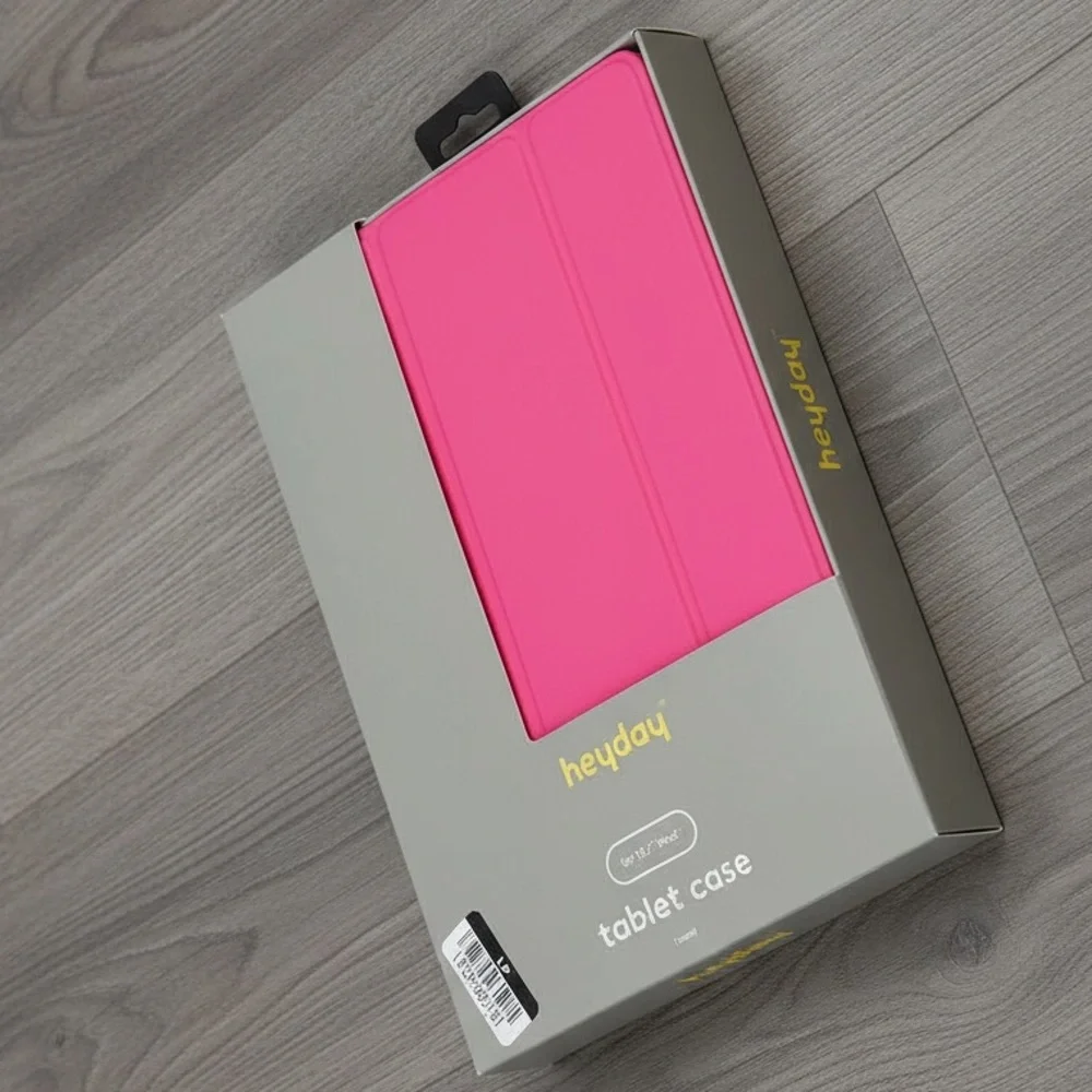 Heyday Pink Tablet Case for Apple iPad 10.2” – Tri-Fold Stand – New in Box